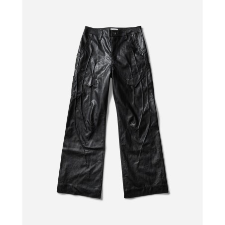 Brand New Women's Swamp Faux Leather Pants Black Ready for Shipment