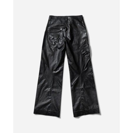 Brand New Women's Swamp Faux Leather Pants Black Ready for Shipment