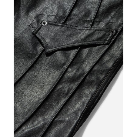 Brand New Women's Swamp Faux Leather Pants Black Ready for Shipment