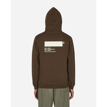 Brand New Standardised Hooded Sweatshirt Brown On Hand Now