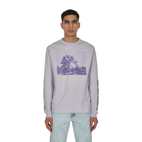 Brand New Graphic Longsleeve T-Shirt Purple Immediate Availability