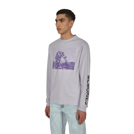 Brand New Graphic Longsleeve T-Shirt Purple Immediate Availability