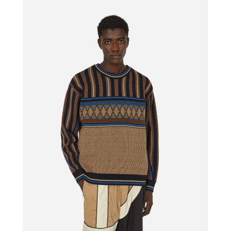 Brand New Kuti Knitted Crewneck Sweater Brown Just In