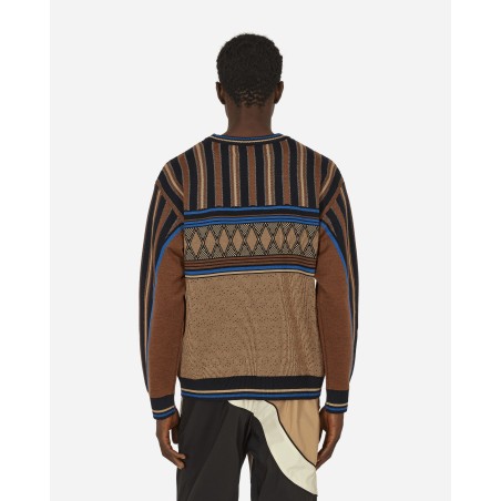 Brand New Kuti Knitted Crewneck Sweater Brown Just In