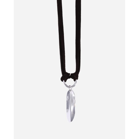 Brand New Feather Necklace Stone Grey New Release