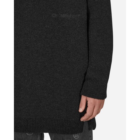 Brand New Micro Bouclé Knit Turtleneck Black Limited Stock