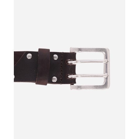 Brand New Leather Split Belt Oily Brown Fresh Release