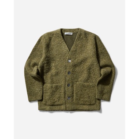 Brand New Men's Tumble Wool Cardigan Fresh Moss Available for Immediate Shipping