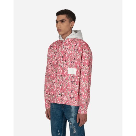 Brand New Hooded Workwear Shirt Pink