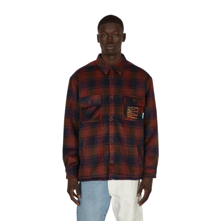 Brand New Sherpa Lined Woven Shirt Multicolor