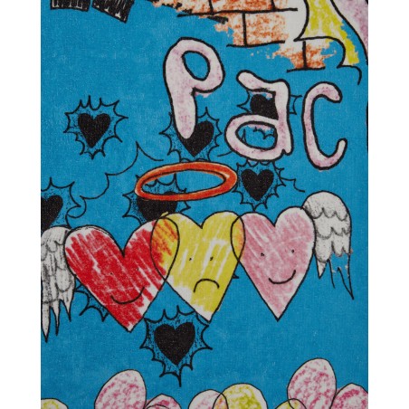 Brand New Drawings Beach Towel Blue Hot New Item