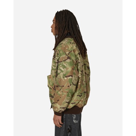 Brand New Oversized Camo Nylon Bomber Military Green New Stock