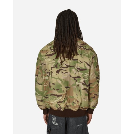 Brand New Oversized Camo Nylon Bomber Military Green New Stock