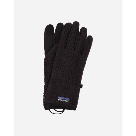 Brand New Retro Pile Fleece Gloves Black Latest Edition