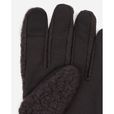 Brand New Retro Pile Fleece Gloves Black Latest Edition