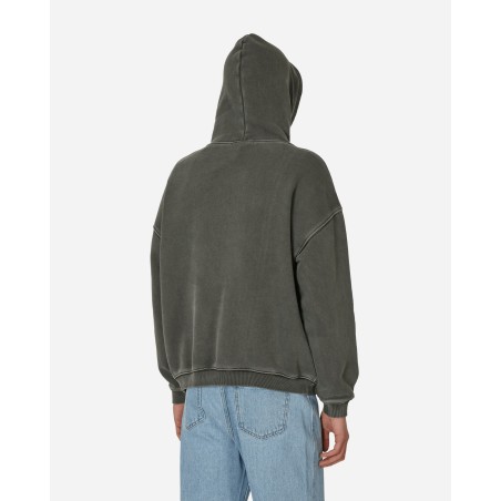 Brand New Garment Dyed Hoodie Charcoal New Release