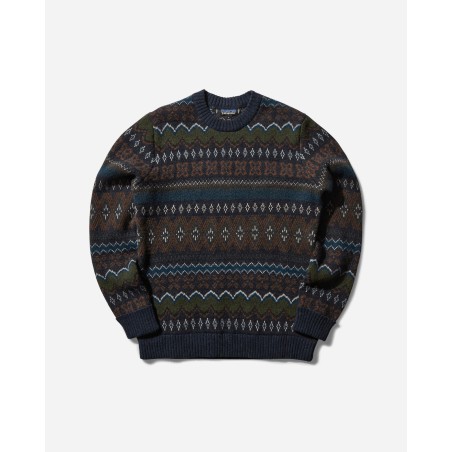 Brand New Recycled Wool-Blend Sweater Helmsman / Smolder Blue In Stock