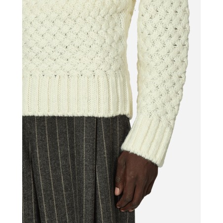 Brand New Crochet Knit Sweater Ivory Fresh Release