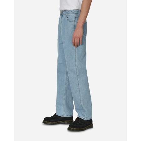 Brand New Straight Fit Denim Pants Light Blue Limited Stock