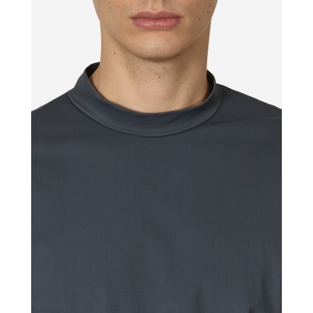 Brand New Mock Neck T-Shirt Charcoal Immediate Availability