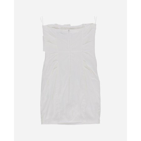 Brand New Women's Bow Dress White Available for Immediate Shipping