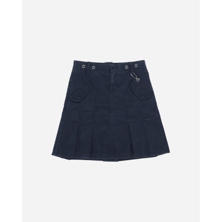 Brand New Women's Pleated Skirt Blue