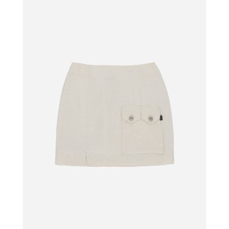 Brand New Women's Linen Skirt White Fresh Release