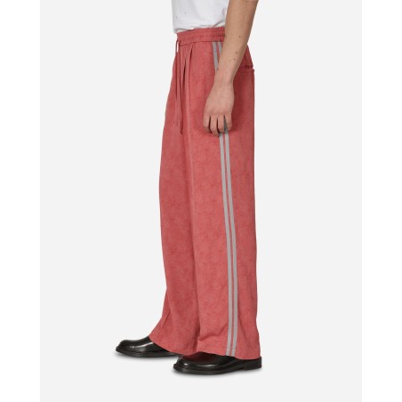 Brand New Straight Tuck Banding Pants Red In Stock