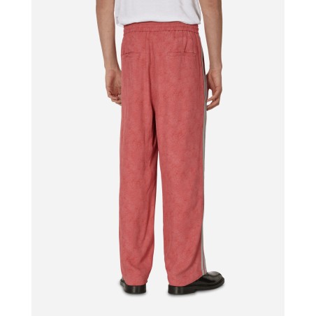 Brand New Straight Tuck Banding Pants Red In Stock