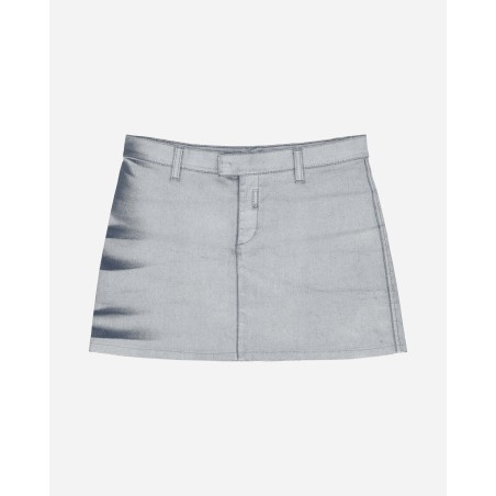 Brand New Women's Mini Skirt Silver