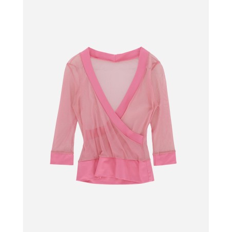 Brand New Women's Mesh Top Pink Available Now