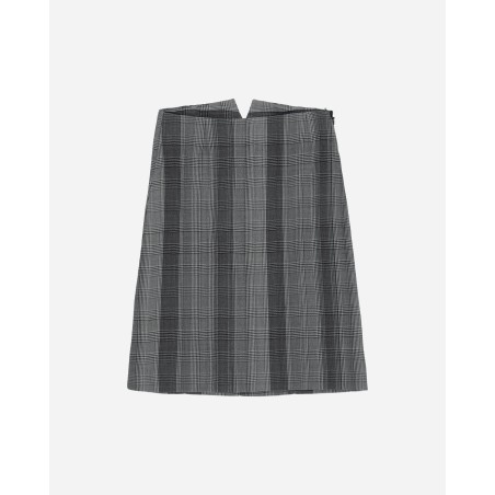 Brand New Women's Check Skirt Grey Just In