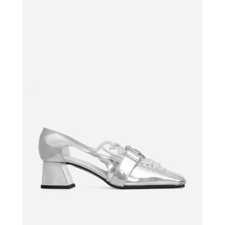 Brand New Olga Loafers White / Chrome New Release