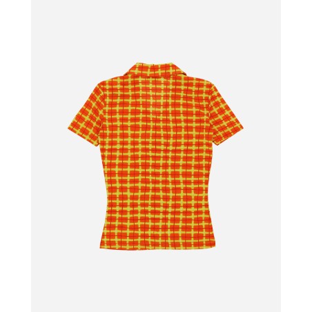 Brand New Women's Y2K Top Orange On Hand Now