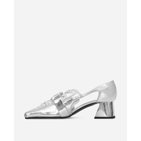 Brand New Olga Loafers White / Chrome New Release