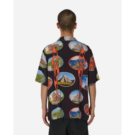 Brand New 7 Wonder Camp Shirt Black New Stock