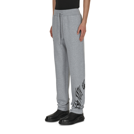 Brand New Script Sweatpants Grey Available for Immediate Shipping