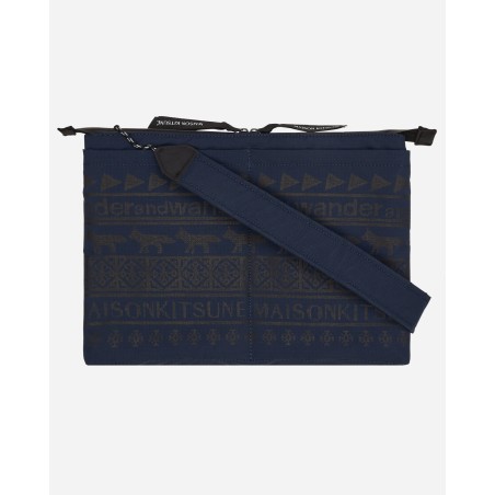 Brand New Maison Kitsuné Sacoche Navy Just In