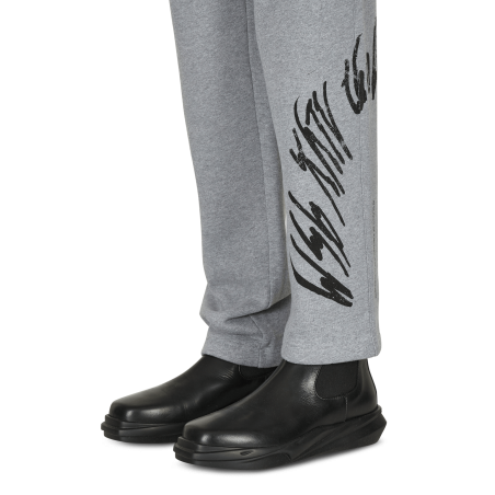 Brand New Script Sweatpants Grey Available for Immediate Shipping