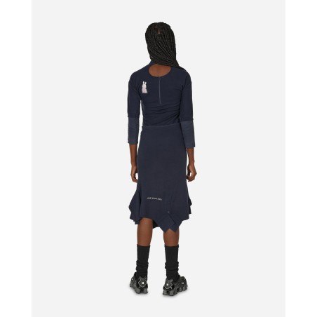 Brand New Cut Up Polo Dress Blue New Release