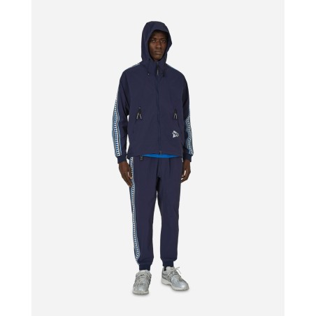 Brand New Maison Kitsuné Trak Hoodie Navy Limited Stock