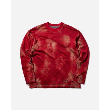 Brand New Men's Printed Octa Pullover Red