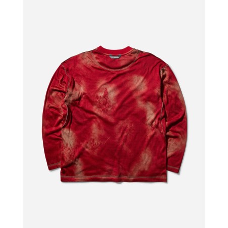 Brand New Men's Printed Octa Pullover Red