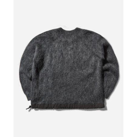 Brand New Men's Mohair Wool Sweater Grey Hot New Item