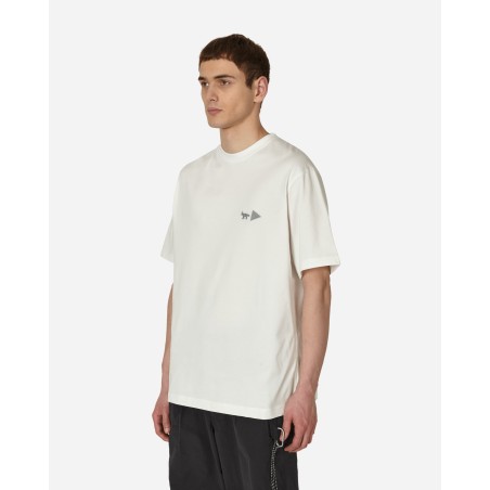 Brand New Maison Kitsuné Dry Cotton Mountain T-Shirt Off White Latest Edition