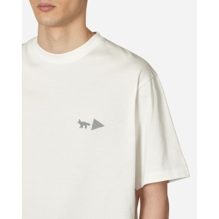 Brand New Maison Kitsuné Dry Cotton Mountain T-Shirt Off White Latest Edition