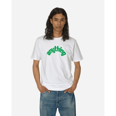 Brand New Curved Logo T-Shirt White / Green Hot New Item