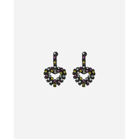 Brand New Tiny Crush Earrings Black In Stock