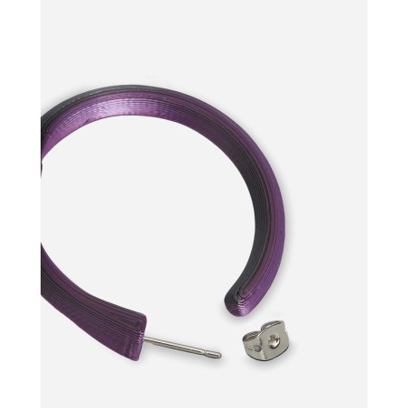 Brand New Wow Hoop Earrings Purple New Release