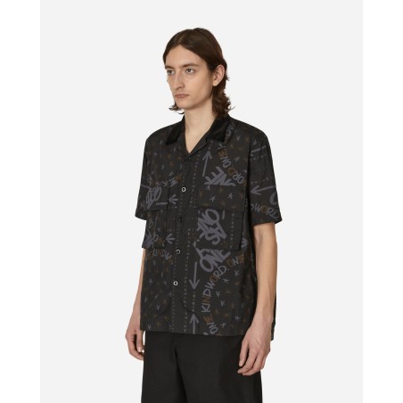 Brand New Eric Haze Bandana Print Shirt Black Limited Stock